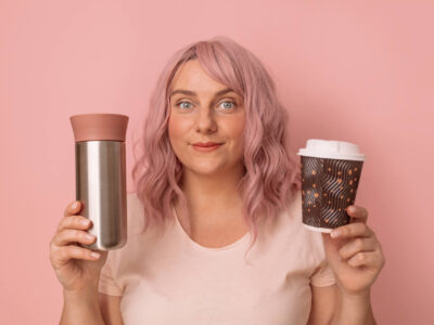 branded coffee flask